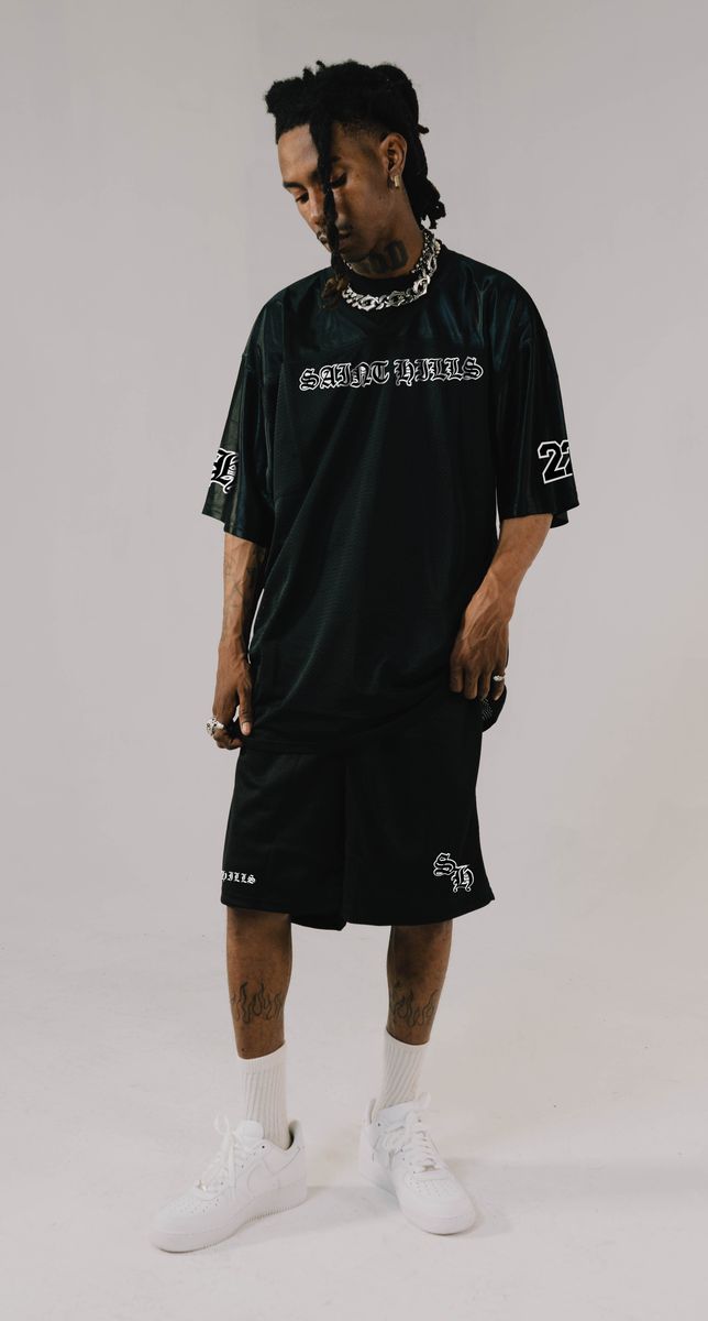 SH Mesh Shorts Black/White