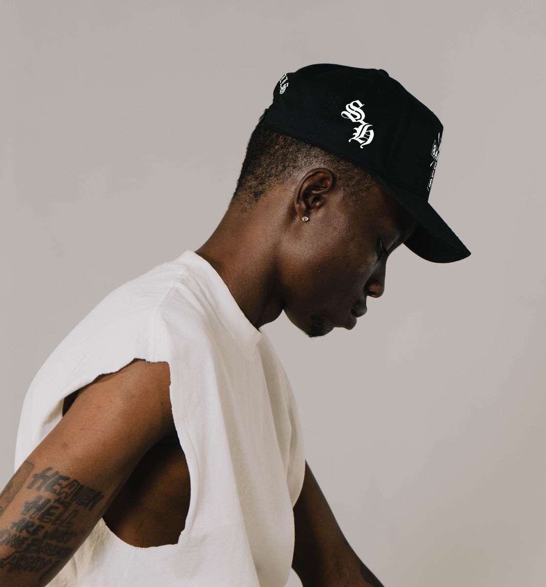 Logo Snapback Black
