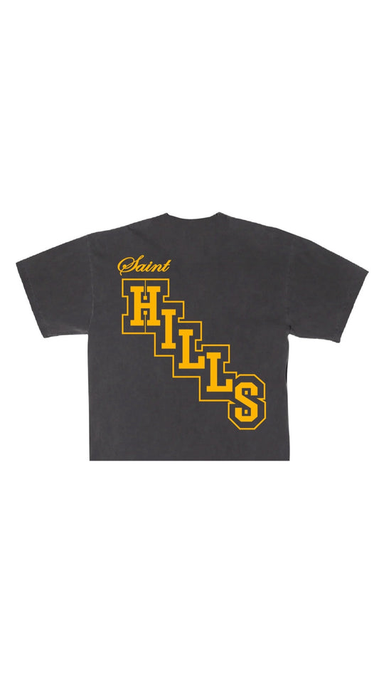 College T-Shirt - Black