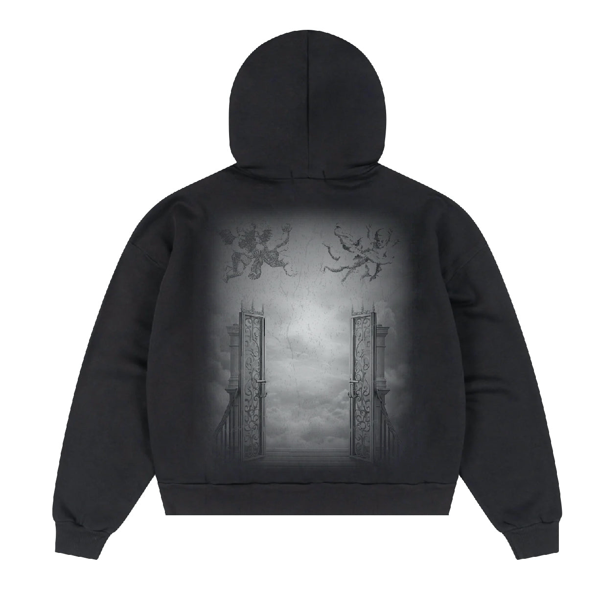 Heavens Gates Hoodie Black