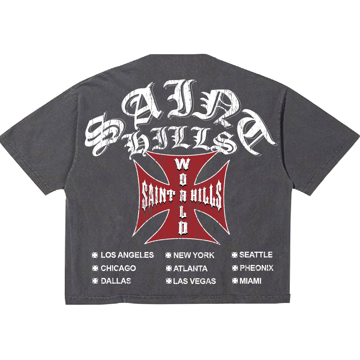 Tour Tee Vintage Black