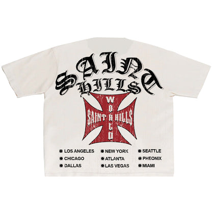 Tour Tee Vintage White