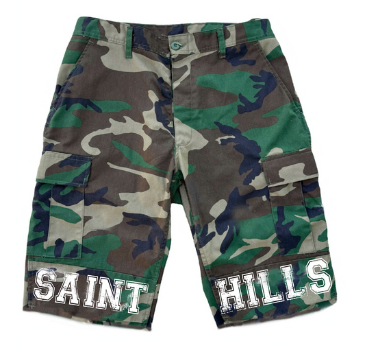 SH Camo Cargo Shorts Green
