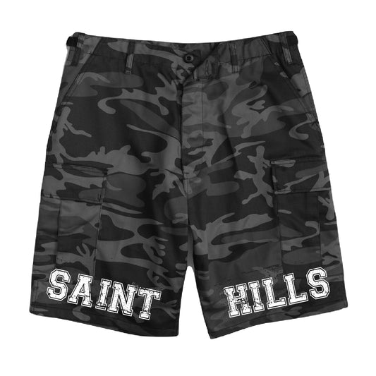 SH Camo Cargo Shorts Black