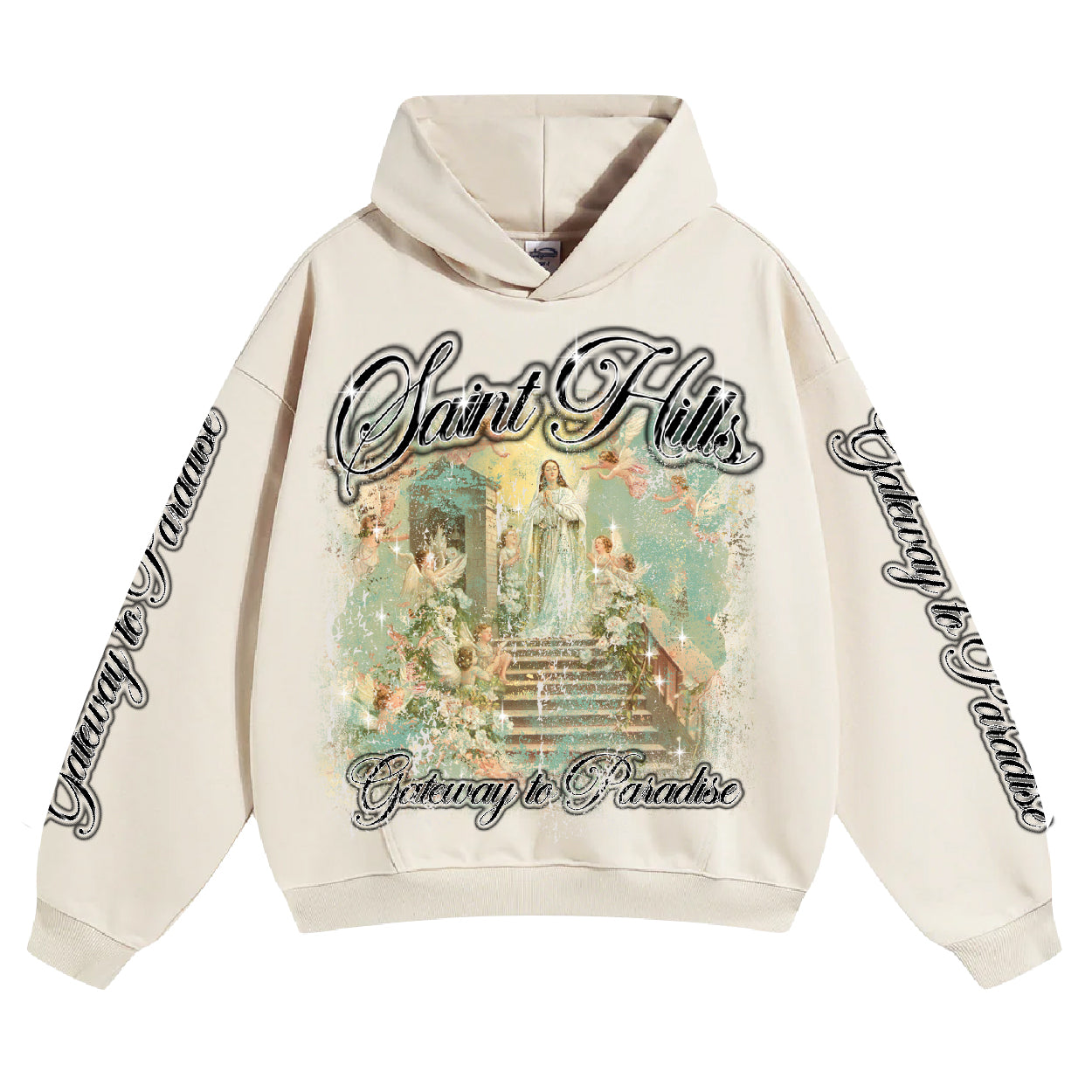 Gateway To Paradise Hoodie Cream