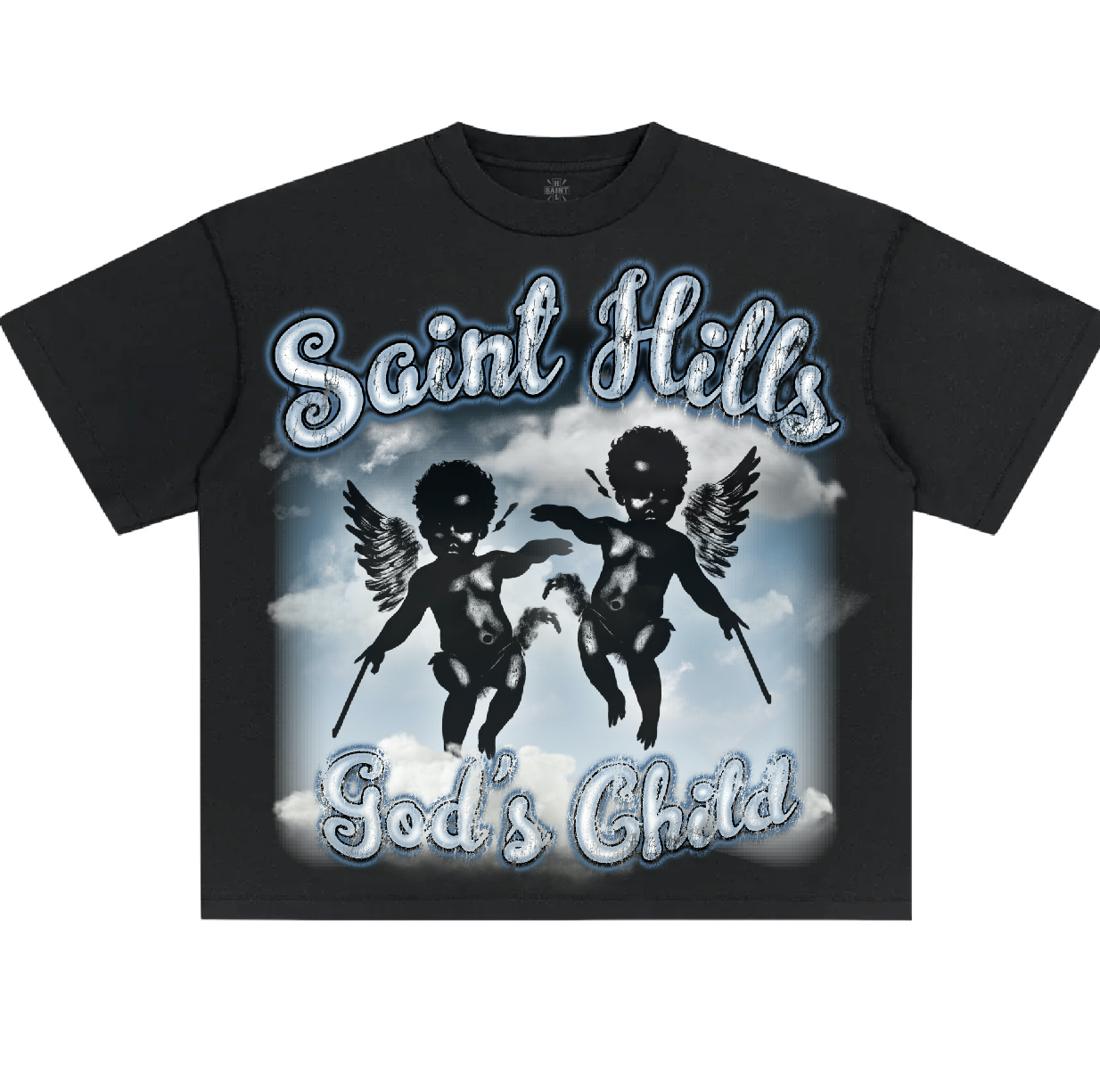 Gods Child Tee Black