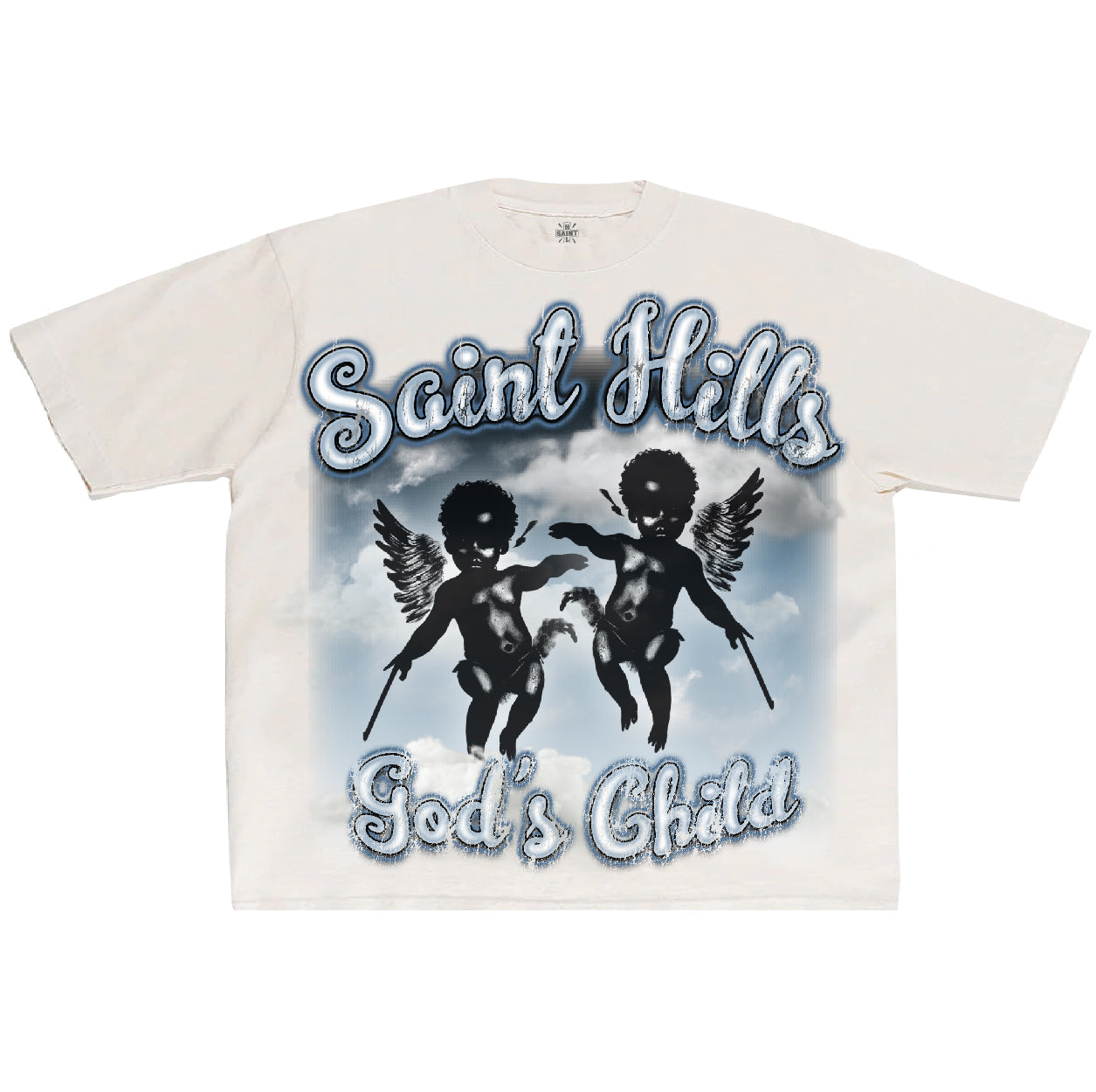Gods Child Tee White