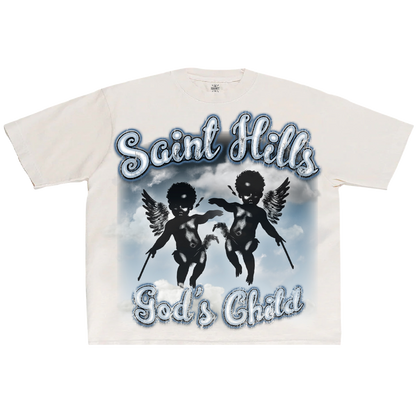 Gods Child Tee White