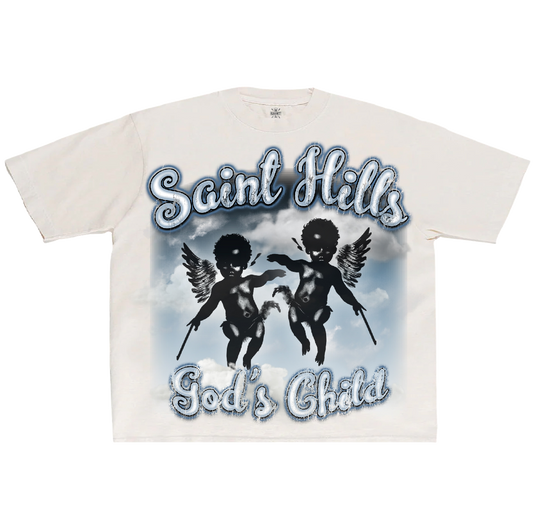Gods Child Tee White