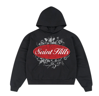 Heavens Gates Hoodie Black