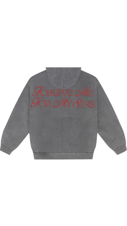 Forgive Me Hoodie - Grey