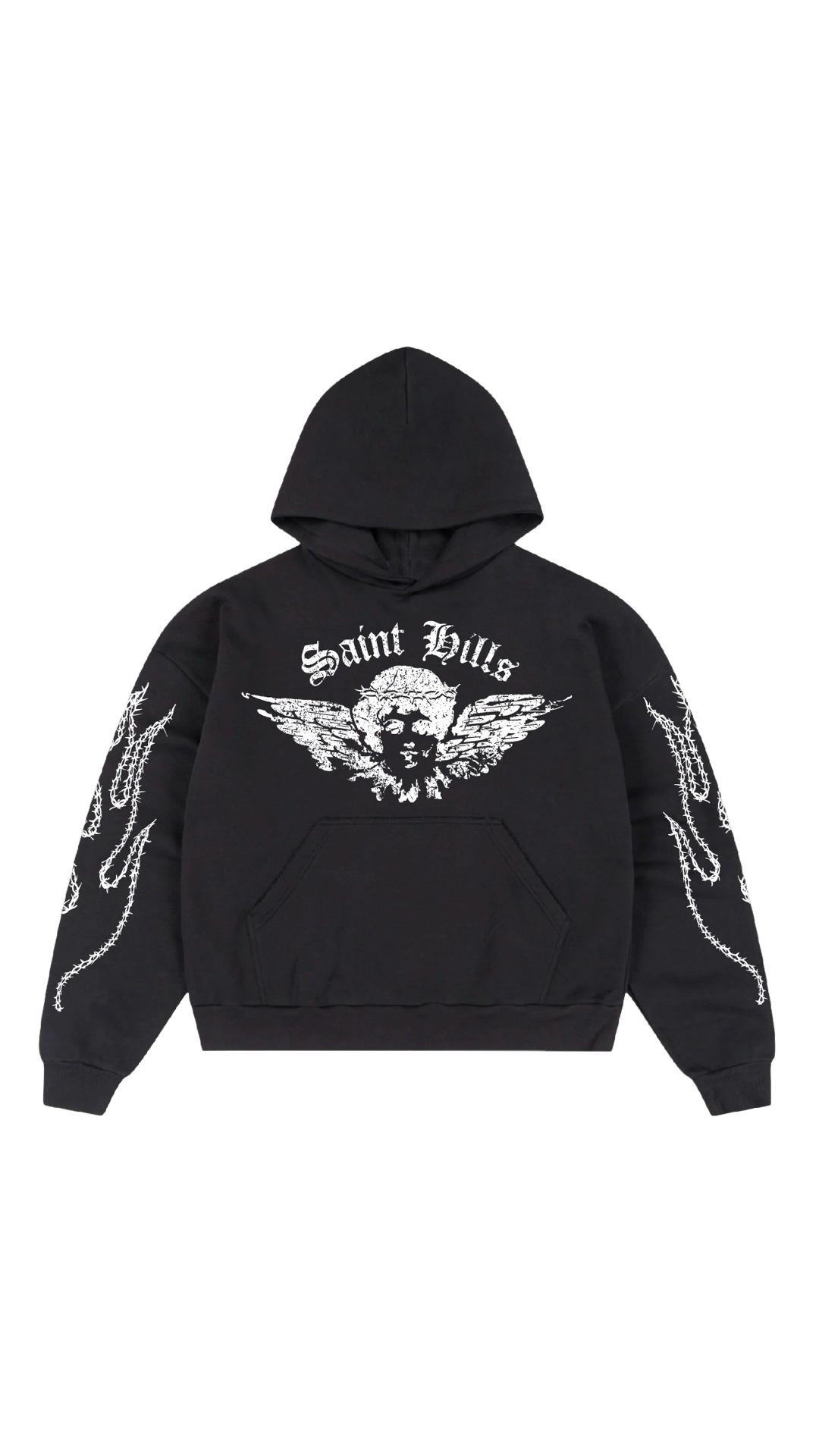 Saint Angel Hoodie - Black