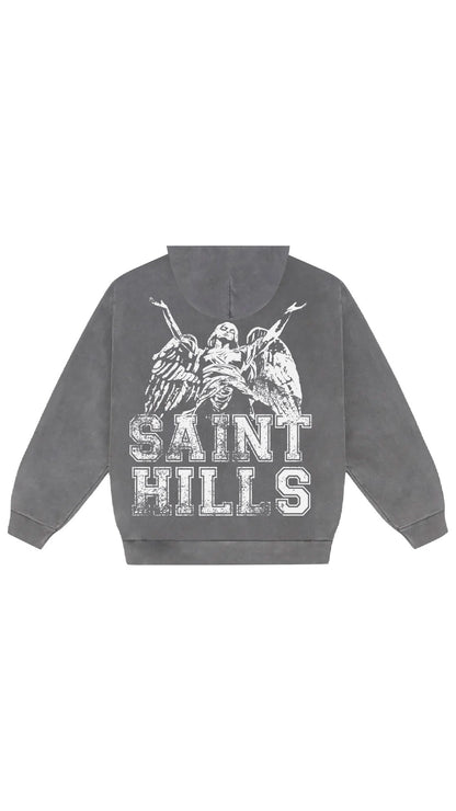 Saint Hills Vintage Hoodie - Grey