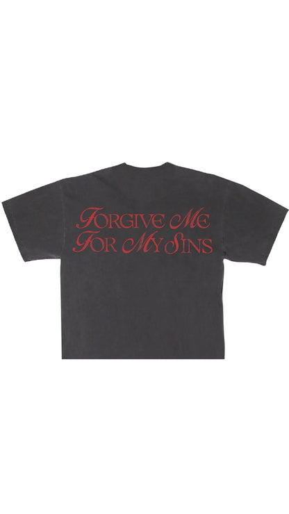 Forgive Me T-Shirt - Vintage Black