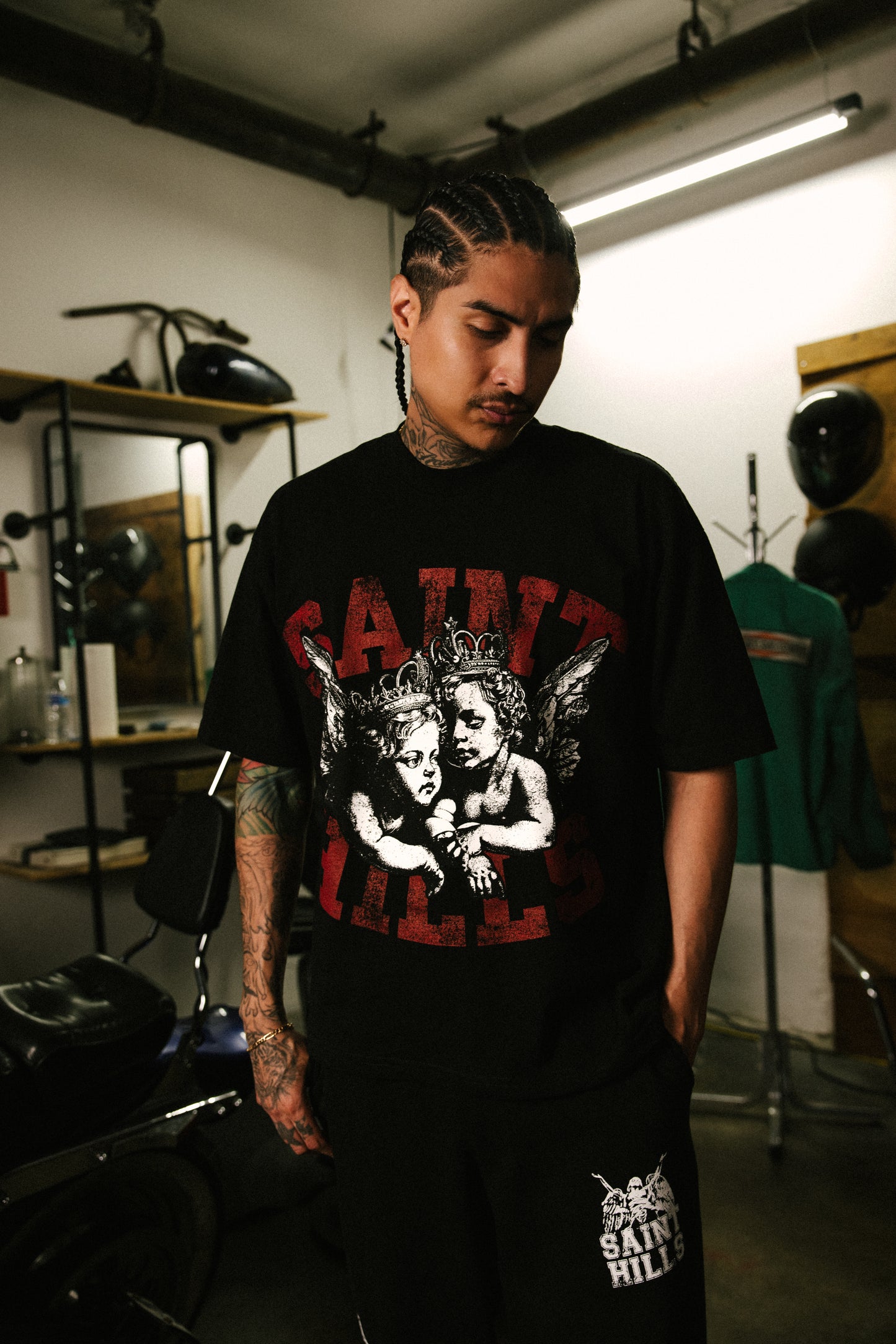 Heavens Cherub T-Shirt - Black