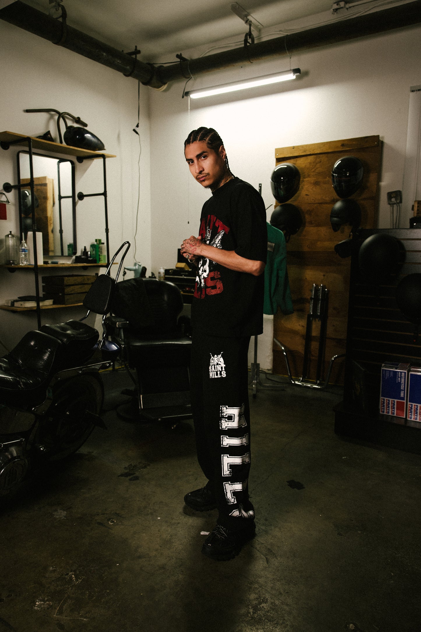 Varsity Sweatpants Black