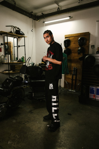 Varsity Sweatpants Black