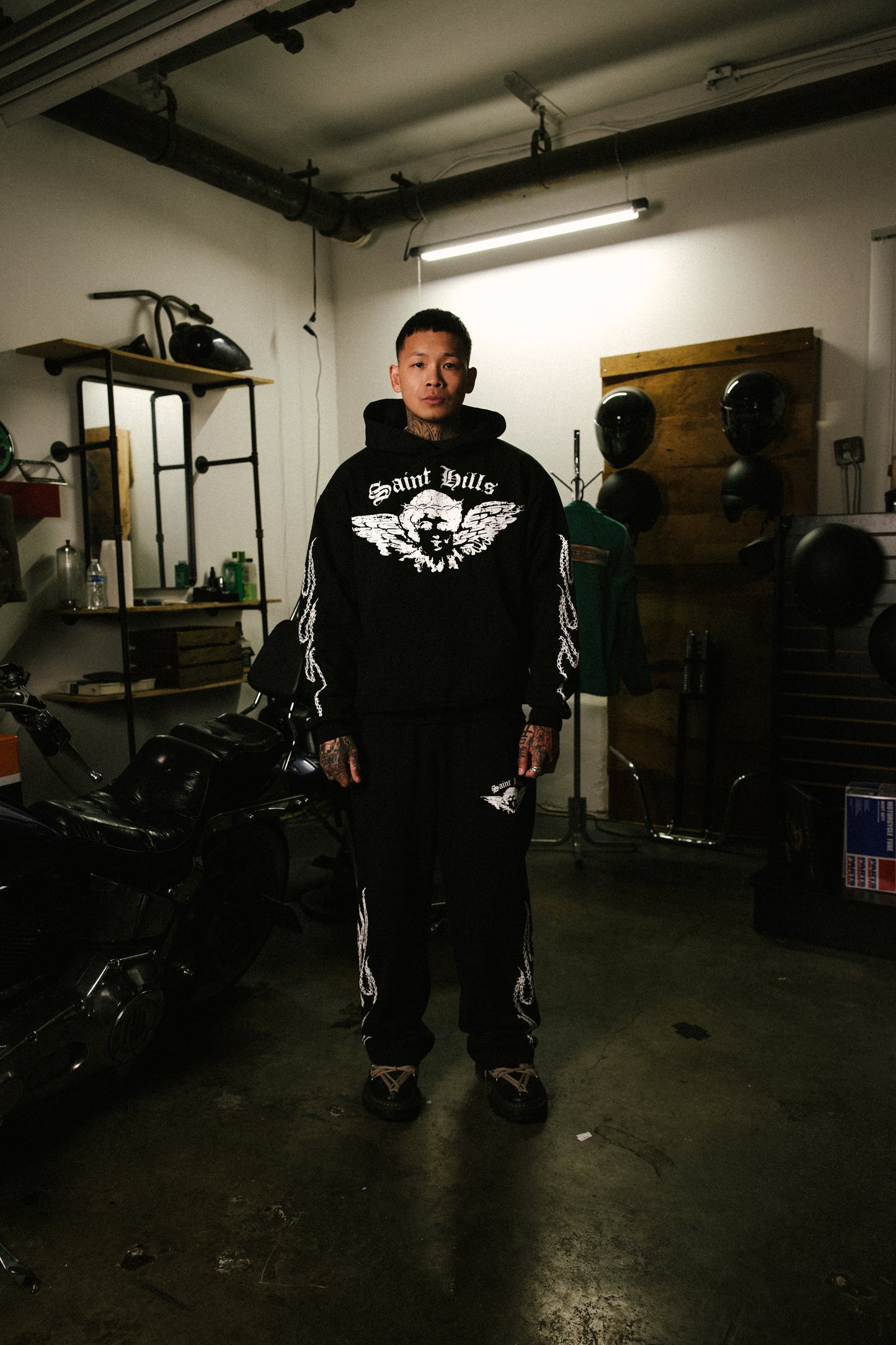 Saint Angel Sweatpants - Black
