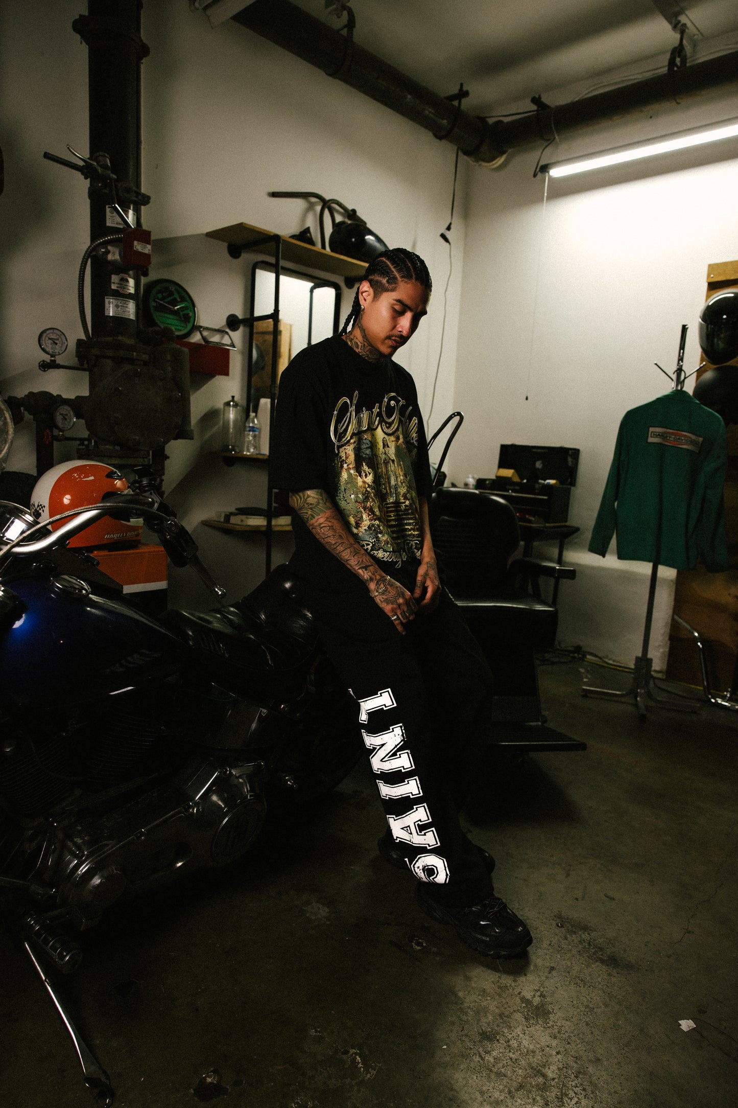 Varsity Sweatpants Black