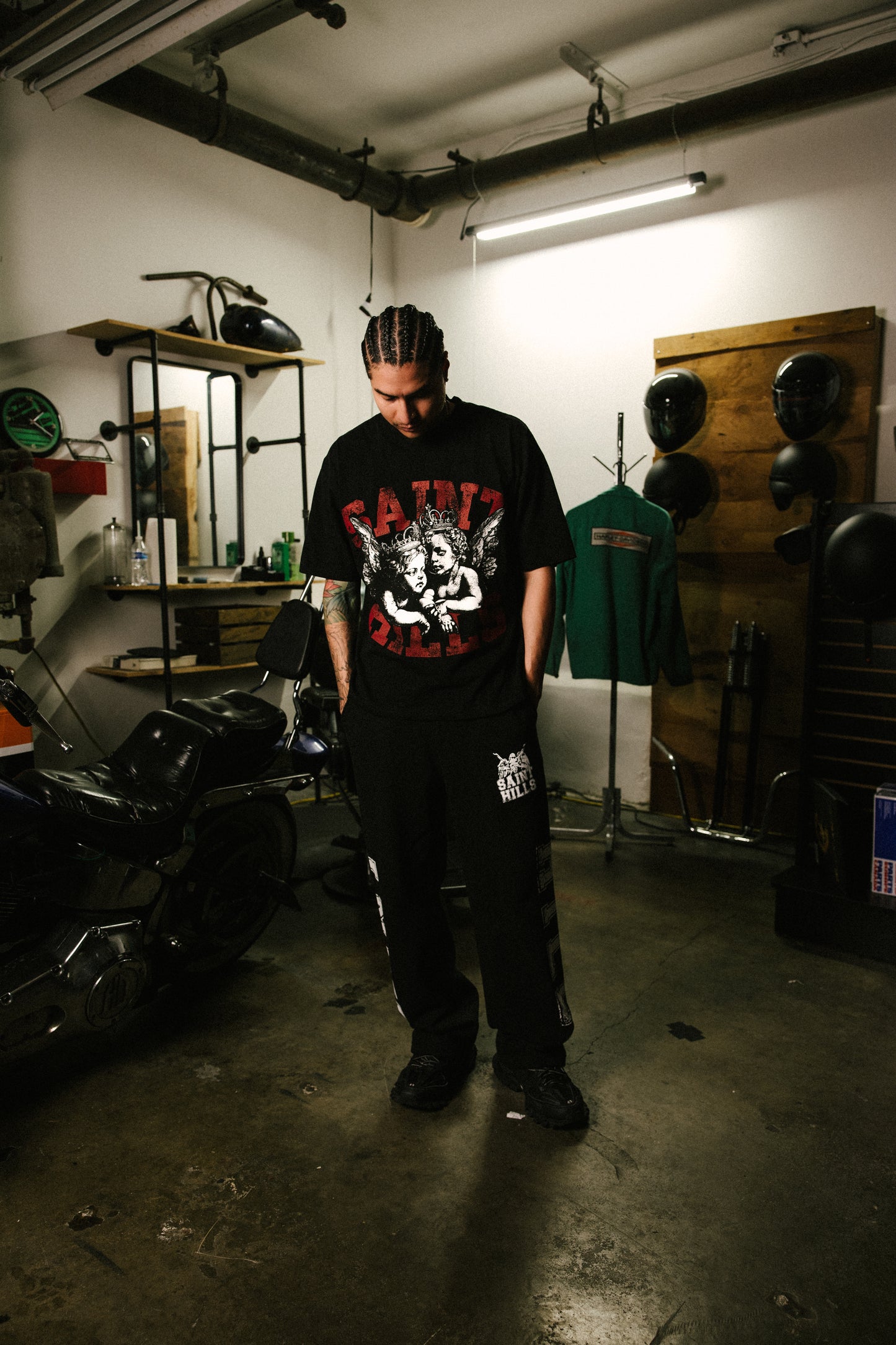 Heavens Cherub T-Shirt - Black