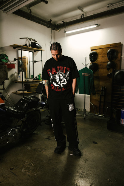 Heavens Cherub T-Shirt - Black