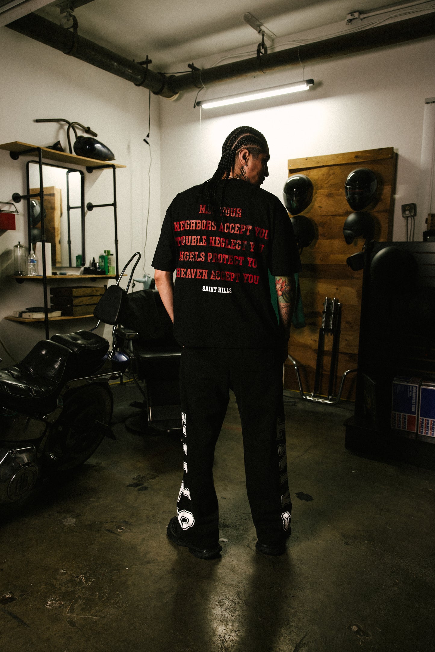 Heavens Cherub T-Shirt - Black