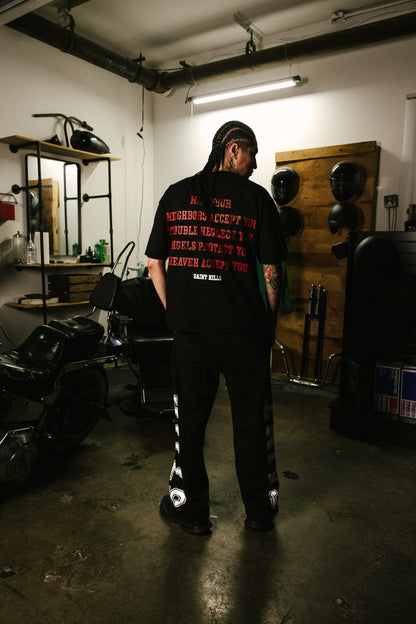 Heavens Cherub T-Shirt - Black